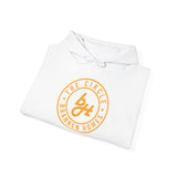Hooded Sweatshirt Heavy Blend The Circle Brannen Homes Orange Logo