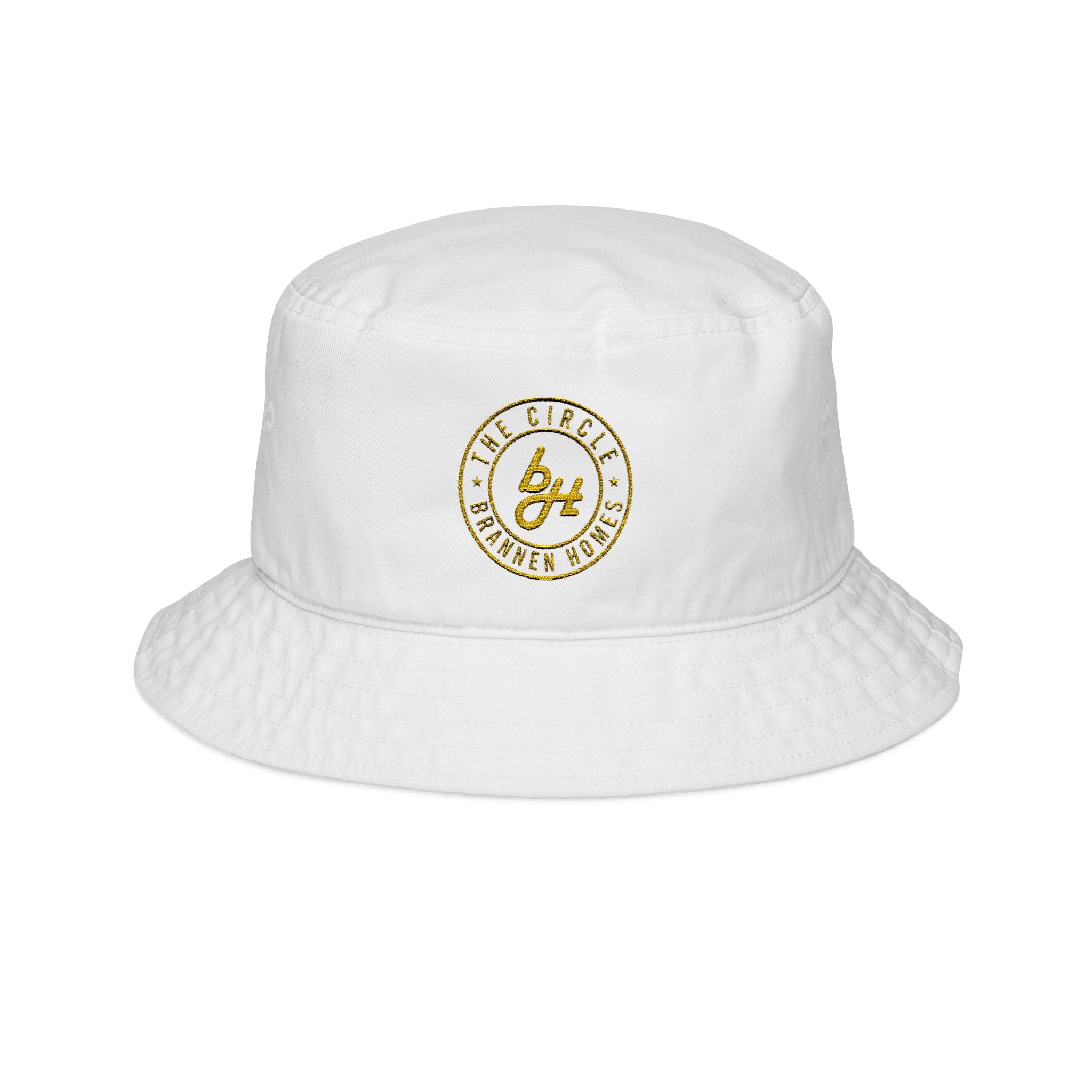 Bucket Hat The Circle Brannen Homes Words Logo Embroidery