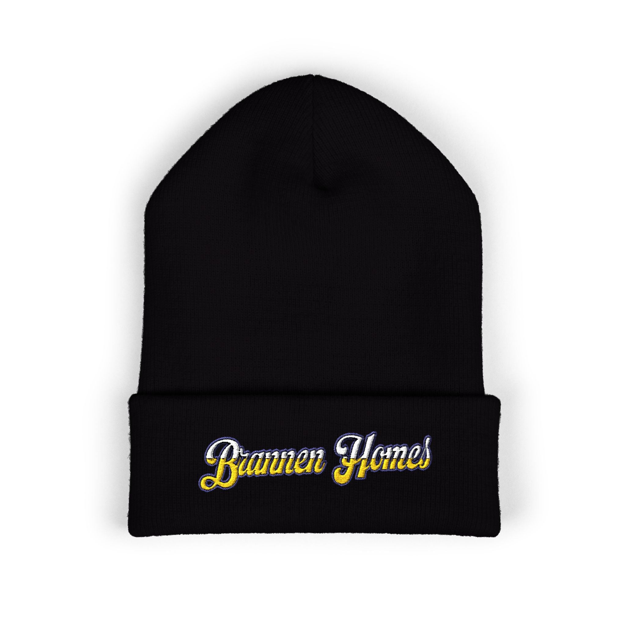 Classic Cuffed Beanie with Embroidered The Brannen Homes Logo Design
