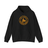 Hooded Sweatshirt Heavy Blend The Circle Brannen Homes Orange Logo