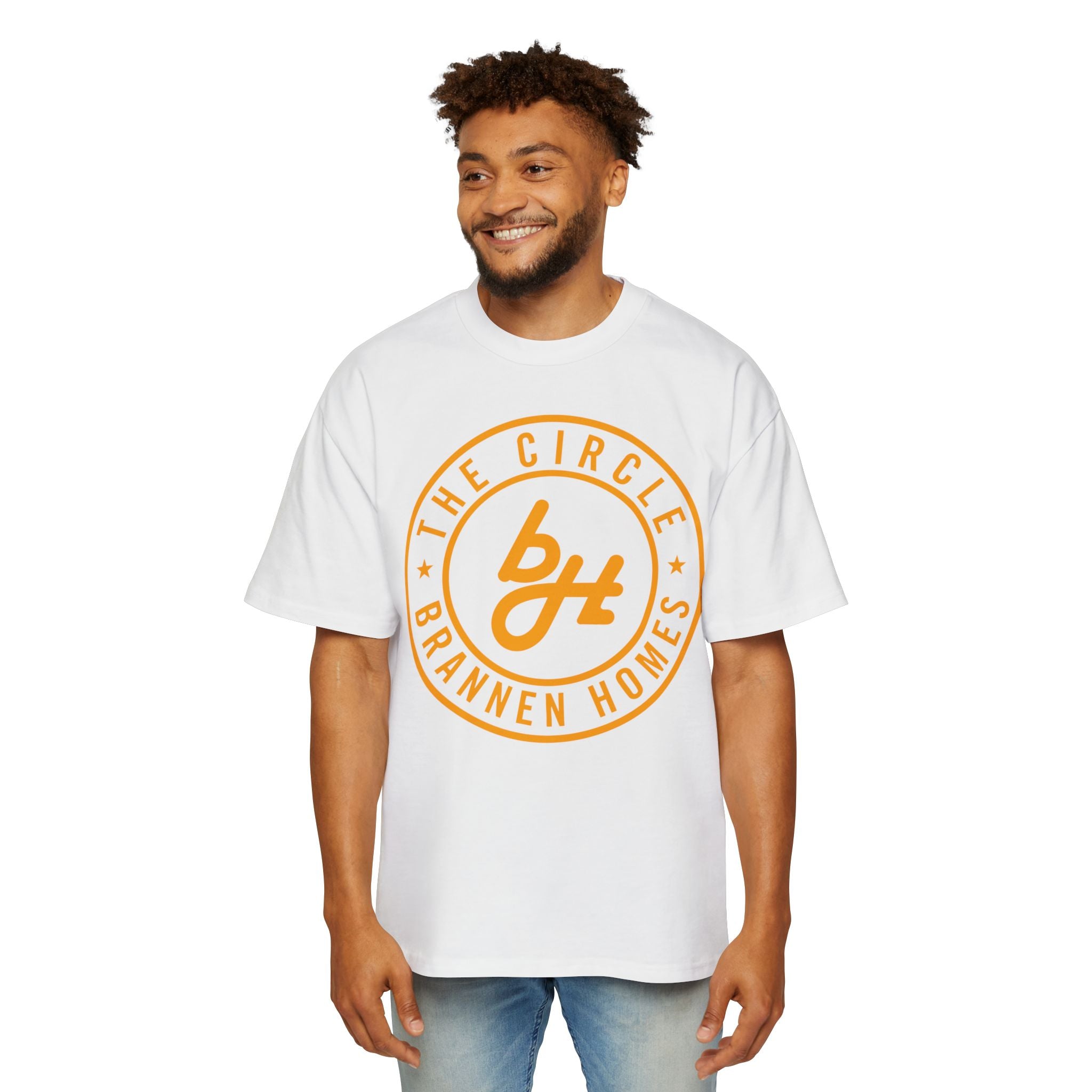 Heavy Tee The Circle Brannen Homes Orange Logo
